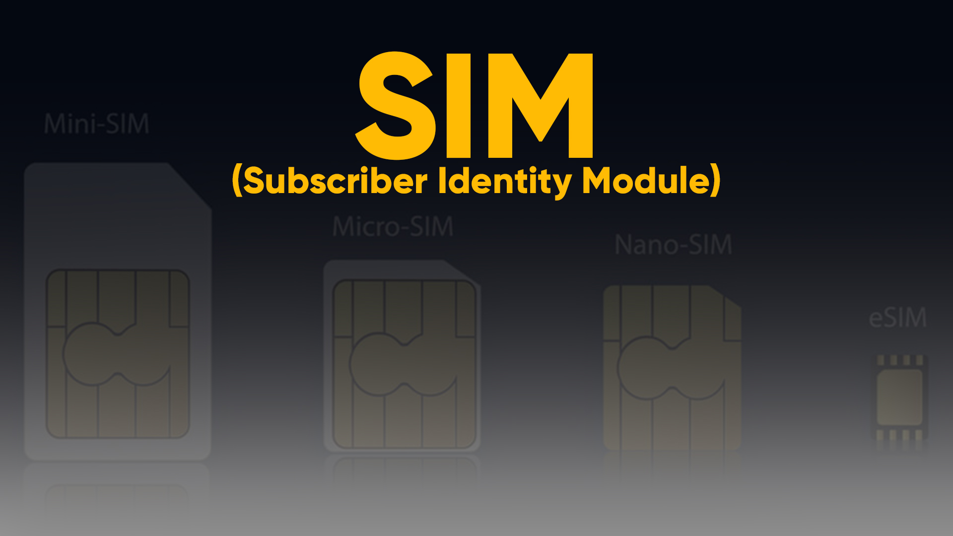 Types of SIM Cards: Standard, Micro, and Nano SIMs