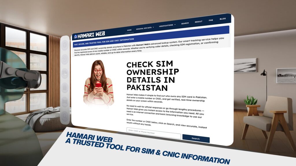 Hamari Web - A Trusted Tool for SIM & CNIC Information