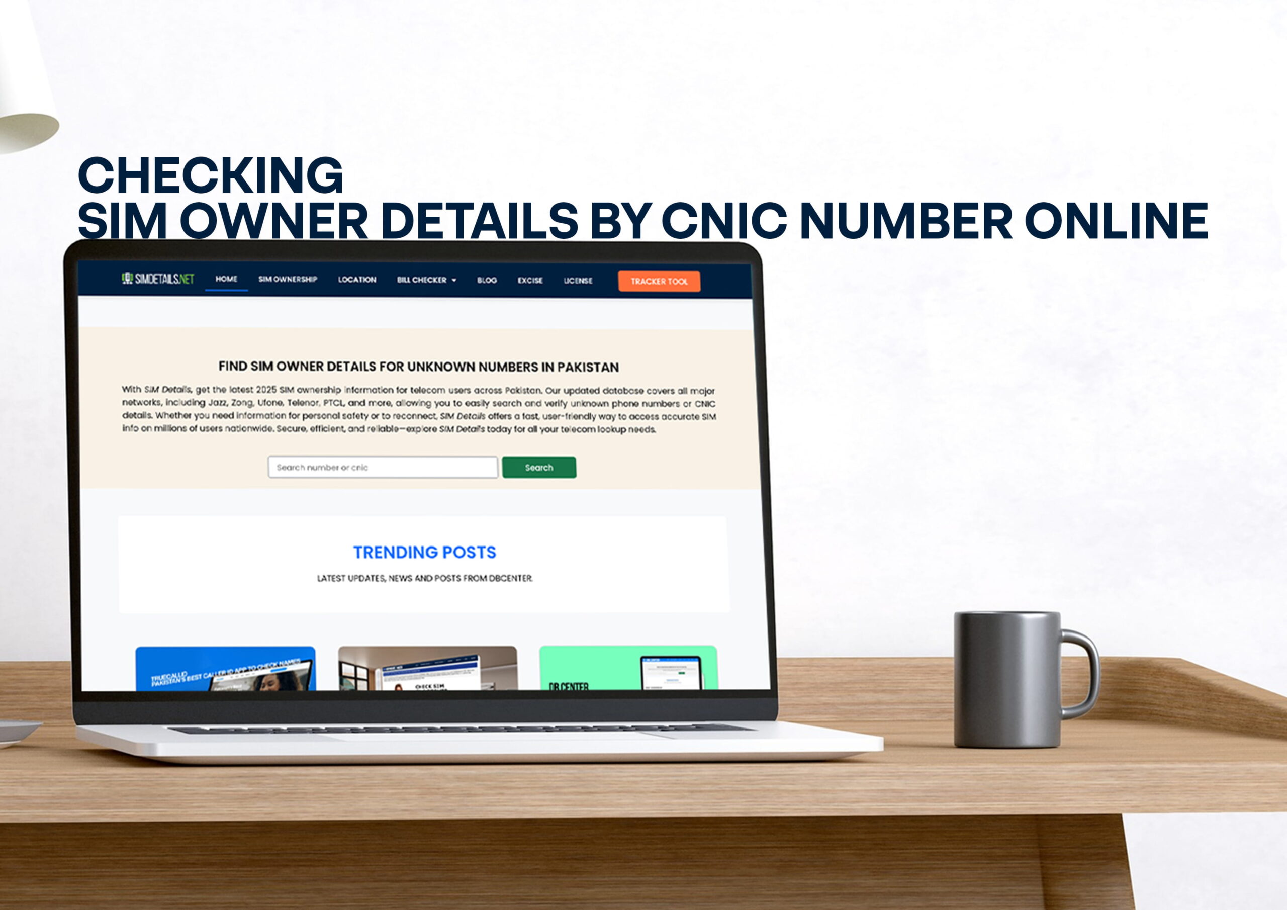 Checking SIM Owner Details by CNIC Number Online